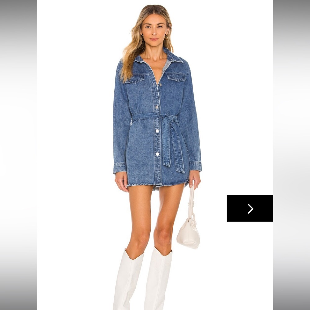Superdown denim dress size medium